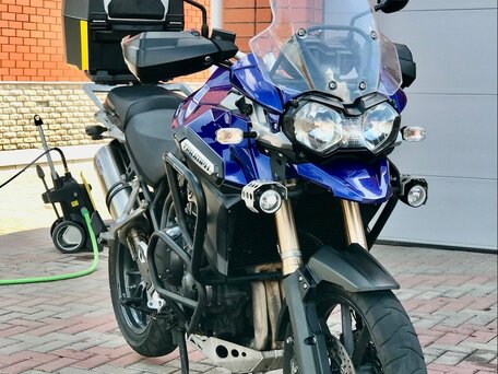 2012 Triumph Tiger Explorer, синий, 750000 рублей, вид 3