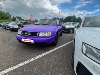 1992 Audi 100 S4 IV (C4), фиолетовый, 700000 рублей, вид 2