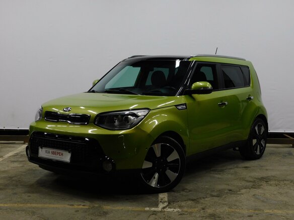 2014 Kia Soul II, зелёный