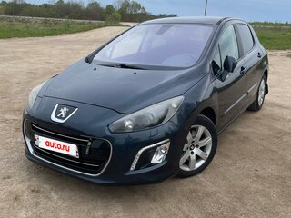 2013 Peugeot 308 I Рестайлинг, синий, 540000 рублей, вид 4