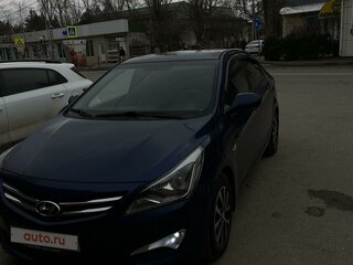 2015 Hyundai Solaris I Рестайлинг, синий, 1450000 рублей, вид 1