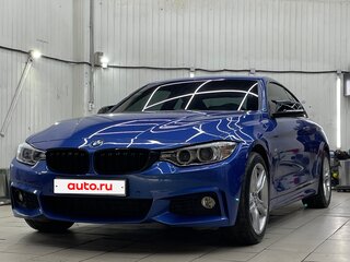 2014 BMW 4 серии 420i xDrive F32/F33/F36, синий, 2450000 рублей, вид 3