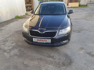 2014 Skoda Superb DSG II Рестайлинг, чёрный, 1300000 рублей, вид 1