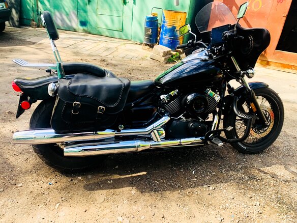 2015 Yamaha XVS650 Drag Star, чёрный, 400000 рублей - вид 3