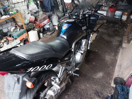 2001 Yamaha FZS1000 Fazer, чёрный, 370000 рублей, вид 4