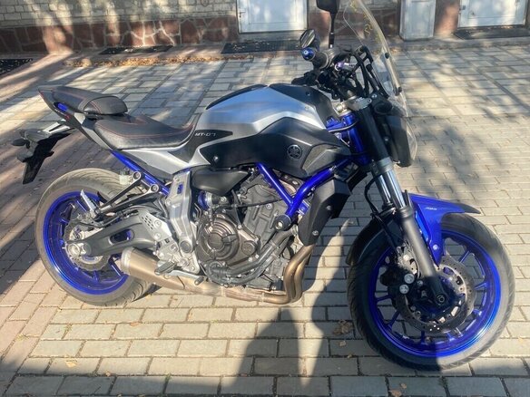 2016 Yamaha MT-07 (FZ-07), серый, 790000 рублей - вид 5