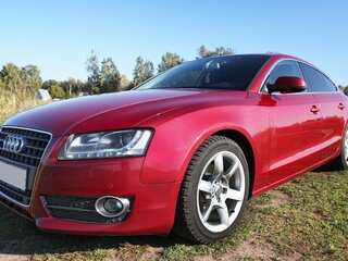 2009 Audi A5 I (8T), красный, 1200000 рублей, вид 1