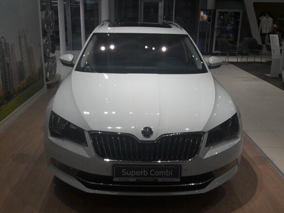 2016 Skoda Superb III, белый
