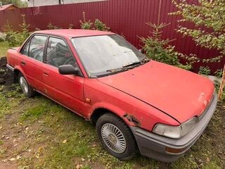 1991 Toyota Corolla VI (E90), красный, 130000 рублей, вид 1