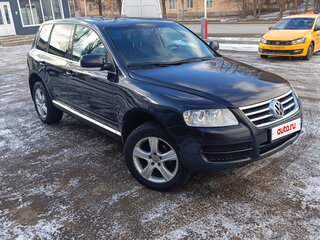 2005 Volkswagen Touareg I, чёрный, 800000 рублей, вид 1