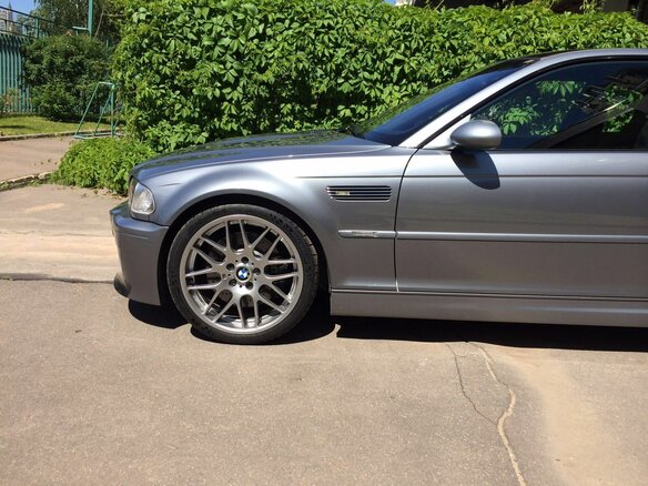 2003 BMW M3 III (E46), серый - вид 1