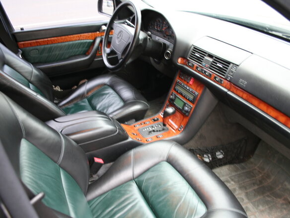 1998 Mercedes-Benz S-Класс 500 III (W140) Рестайлинг, чёрный - вид 4