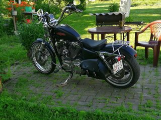 2014 Harley-Davidson Sportster 1200, чёрный, 854088 рублей, вид 4