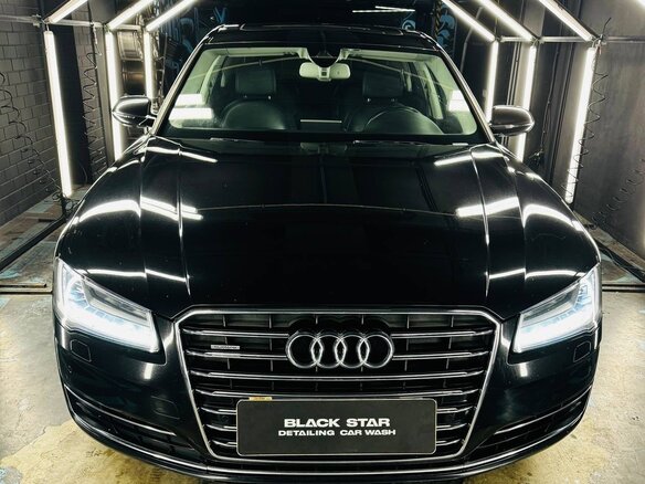 2014 Audi A8 Long III (D4) Рестайлинг, чёрный, 2562434 рублей - вид 1