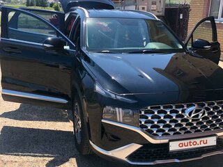 2021 Hyundai Santa Fe IV Рестайлинг, чёрный, 3350000 рублей, вид 2