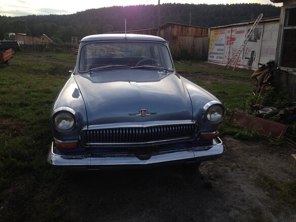 1965 ГАЗ 21 «Волга» 21Р, голубой, 350000 рублей