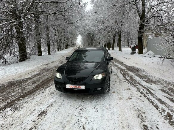 2006 Mazda 3 I (BK) Рестайлинг, чёрный, 520000 рублей - вид 1