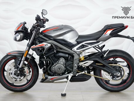 2021 Triumph Street Triple, серебристый, 999000 рублей, вид 2
