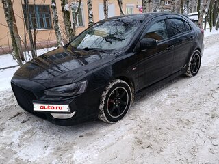 2008 Mitsubishi Lancer X, чёрный, 680000 рублей, вид 1