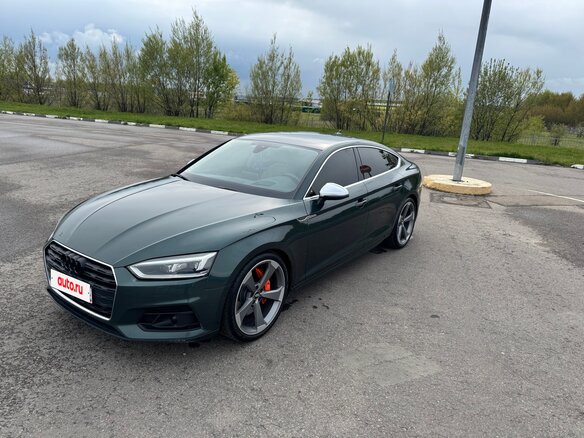 2019 Audi A5 II (F5), зелёный, 4500000 рублей