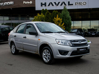 2014 Lada (ВАЗ) Granta I, серебристый, 343000 рублей, вид 2