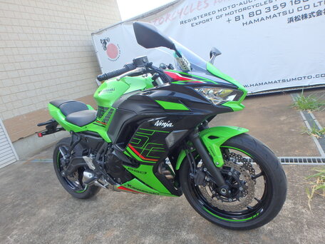 2024 Kawasaki Ninja 650, зелёный, 880000 рублей, вид 1