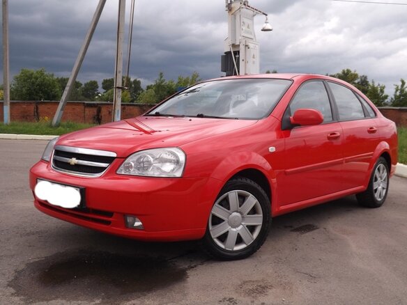 2009 Chevrolet Lacetti I, красный
