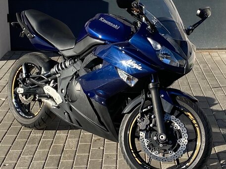 2012 Kawasaki ER-4F (Ninja 400R), синий, 445000 рублей, вид 1