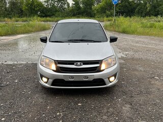 2012 Lada (ВАЗ) Granta I, серебристый, 280000 рублей, вид 2