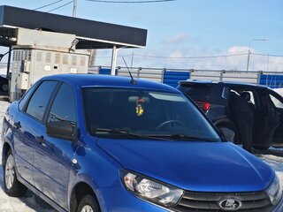 2019 Lada (ВАЗ) Granta I Рестайлинг, синий, 650000 рублей, вид 4