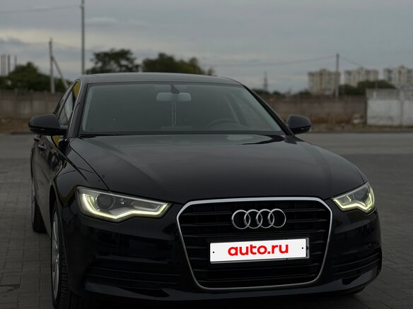 2012 Audi A6 IV (C7), чёрный, 1570000 рублей - вид 1