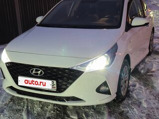 2021 Hyundai Solaris II Рестайлинг, белый, 1739000 рублей, вид 1
