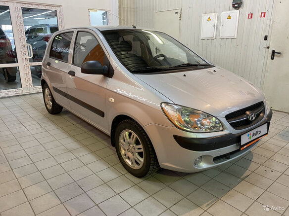 2008 Hyundai Getz I Рестайлинг, серебристый - вид 2