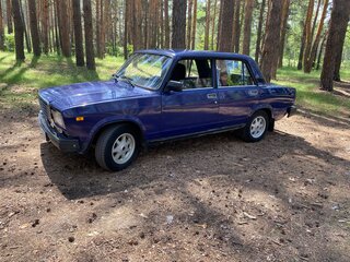 1998 Lada (ВАЗ) 2107, фиолетовый, 250000 рублей, вид 2