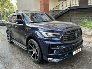 2018 Infiniti QX80 I Рестайлинг 2, синий, 8200000 рублей, вид 3