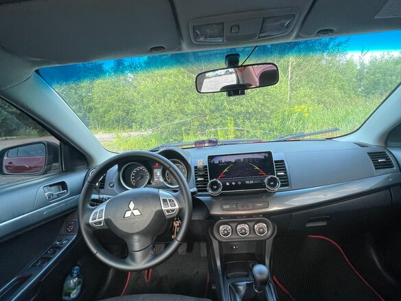 2008 Mitsubishi Lancer X, красный, 850000 рублей - вид 12