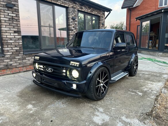 2012 Lada (ВАЗ) 2121 (4x4) I Рестайлинг, синий, 1800000 рублей - вид 6
