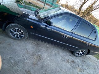 2008 Hyundai Accent ТагАЗ II, чёрный, 450000 рублей, вид 2
