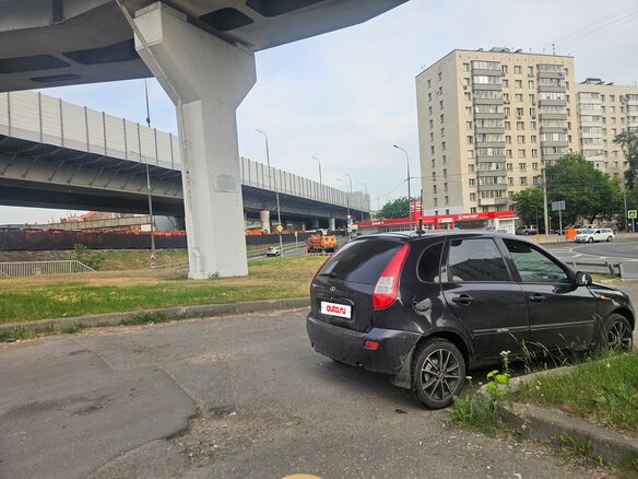 2007 Lada (ВАЗ) Kalina I, синий - вид 5