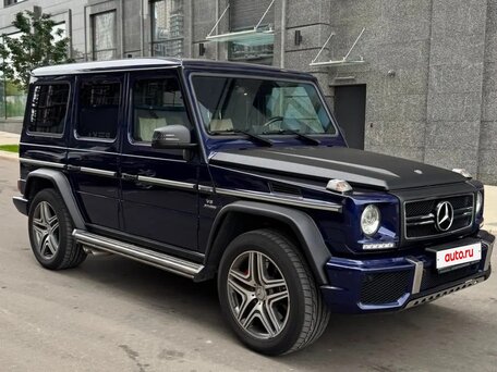 2015 Mercedes-Benz G-Класс AMG 63 AMG I (W463) Рестайлинг 2, синий, 7777777 рублей, вид 5