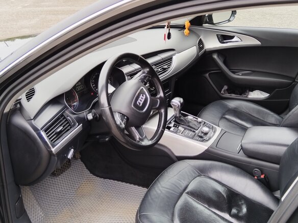 2011 Audi A6 IV (C7), серый, 1600000 рублей - вид 6