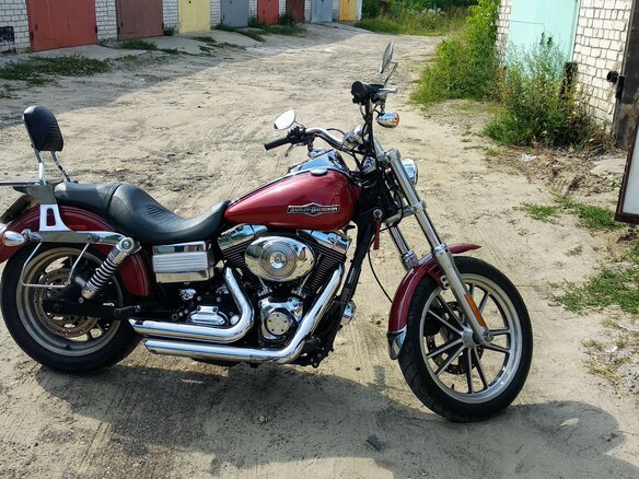 2006 Harley-Davidson Dyna Low Rider, красный - вид 6