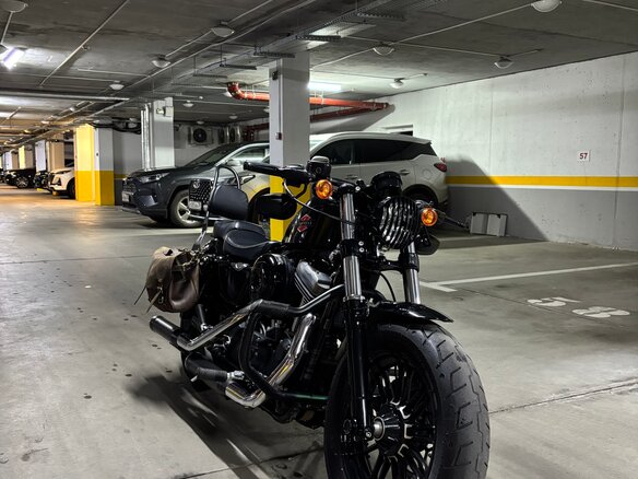 2019 Harley-Davidson Forty-Eight, чёрный, 1100000 рублей - вид 7