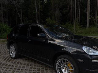 2007 Porsche Cayenne S I Рестайлинг (957), чёрный, 1200000 рублей, вид 2