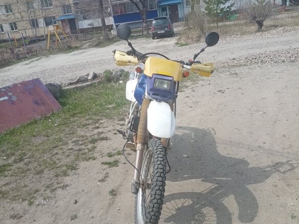 1996 Suzuki DR 250, синий, 220000 рублей - вид 1