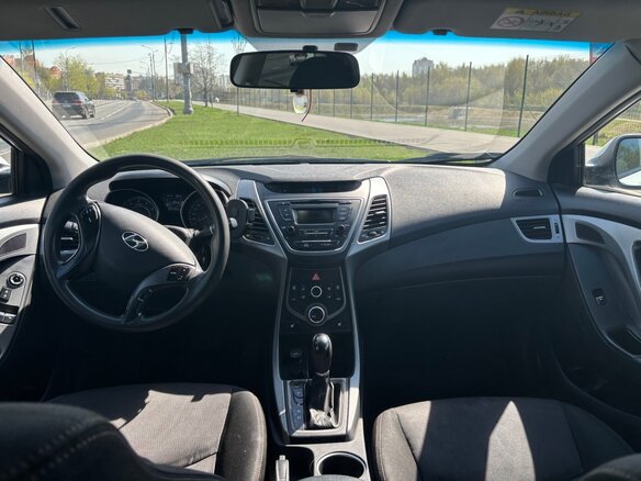 2014 Hyundai Elantra V (MD) Рестайлинг, белый, 935000 рублей - вид 9