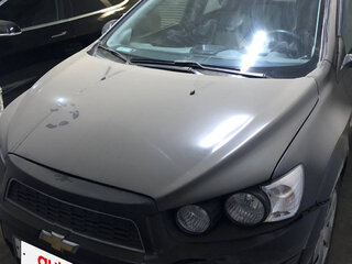 2013 Chevrolet Aveo II, чёрный, 650000 рублей, вид 4