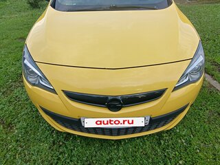2013 Opel Astra GTC J Рестайлинг, жёлтый, 730000 рублей, вид 4