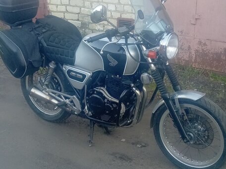 1994 Honda GB 400, серебристый, 360000 рублей, вид 1