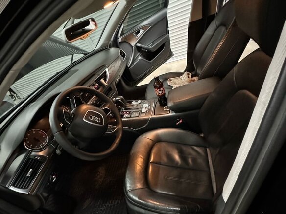 2015 Audi A6 IV (C7) Рестайлинг, чёрный, 2500000 рублей - вид 9
